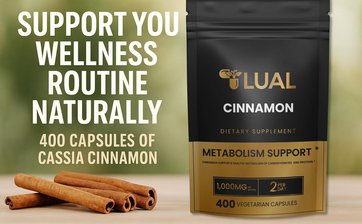 Cinnamon Supplement 1000mg 400 Vegetarian Capsules R654248