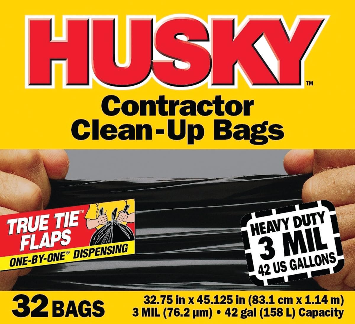 42 gal Black Contractor Bag 32 Count C58305