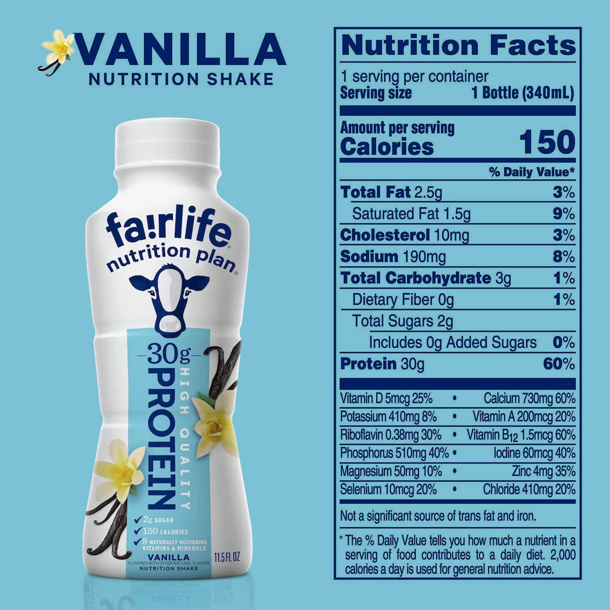 Vanilla Protein Shakes Pack of 12 Q50657