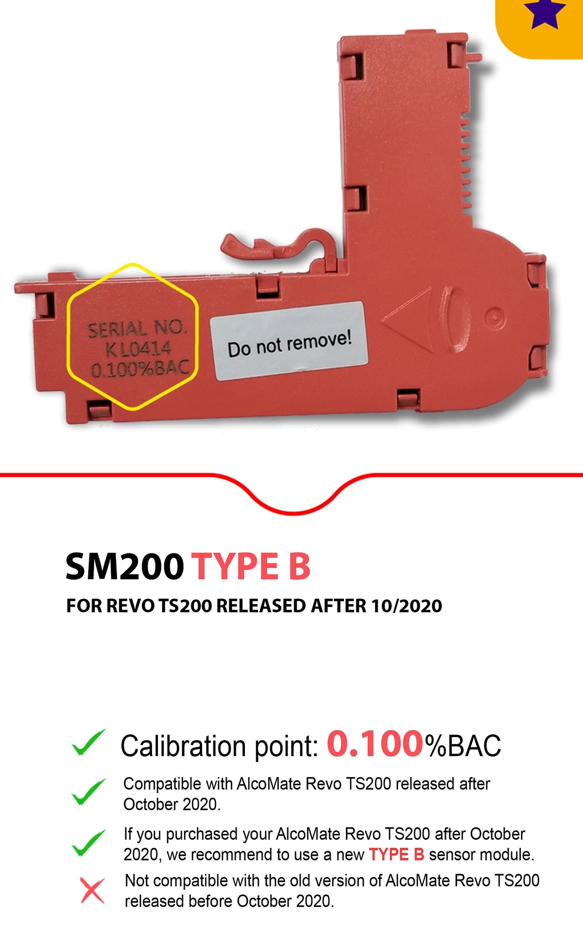 Sensor Module Replacement Type B R169020