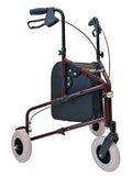Lightweight Retractable 3 Wheel Walker with Balloon Tires P656