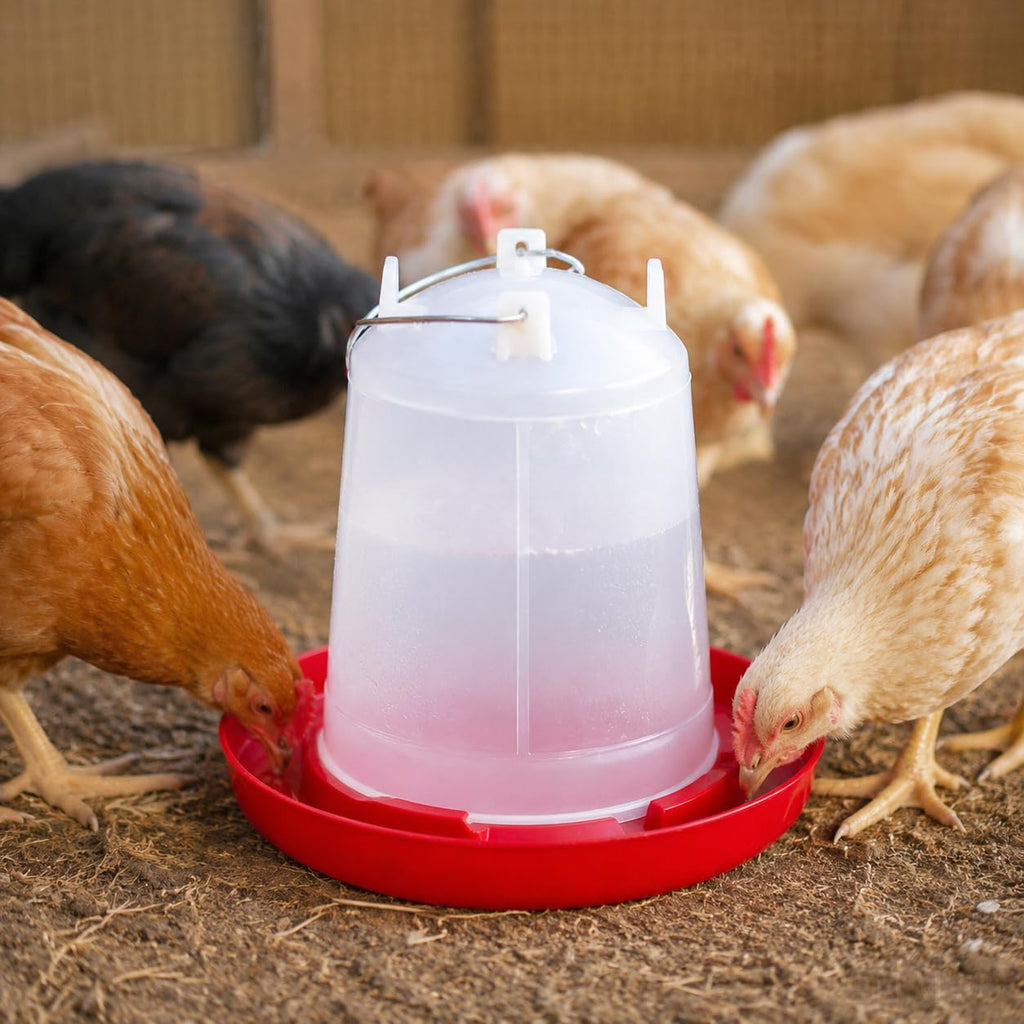 2 Pack 2 Gallon Poultry Waterer G37066
