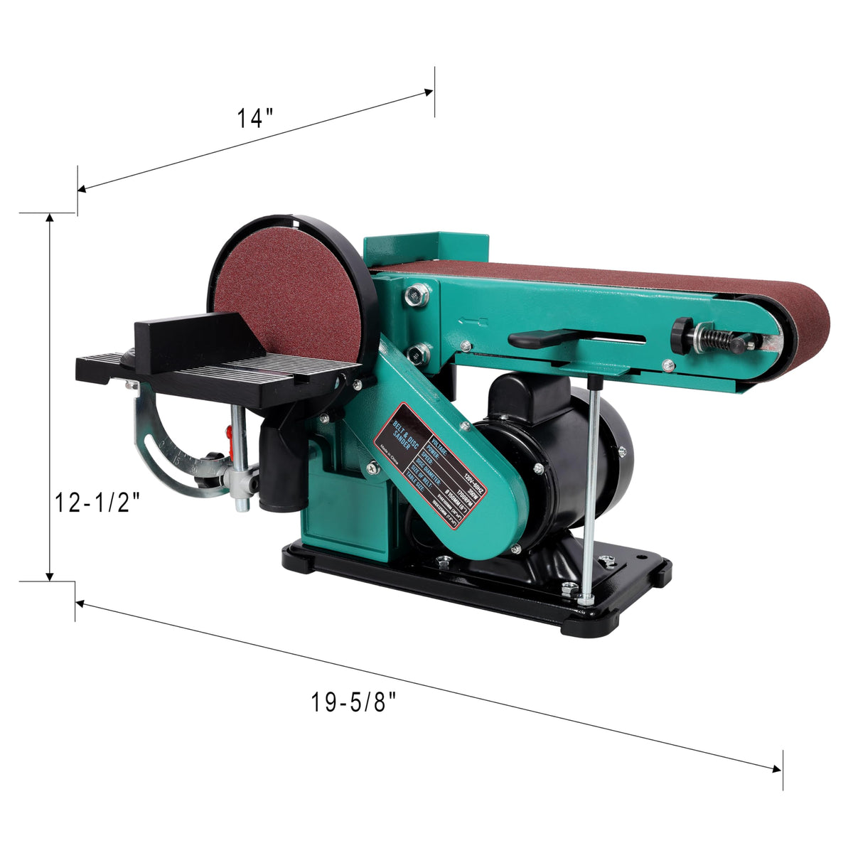 6" Disc & 4" x 36" Belt Benchtop Sander Y82974