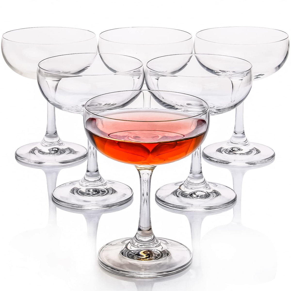 Crystal Coupe Glasses Set of 6 H738884