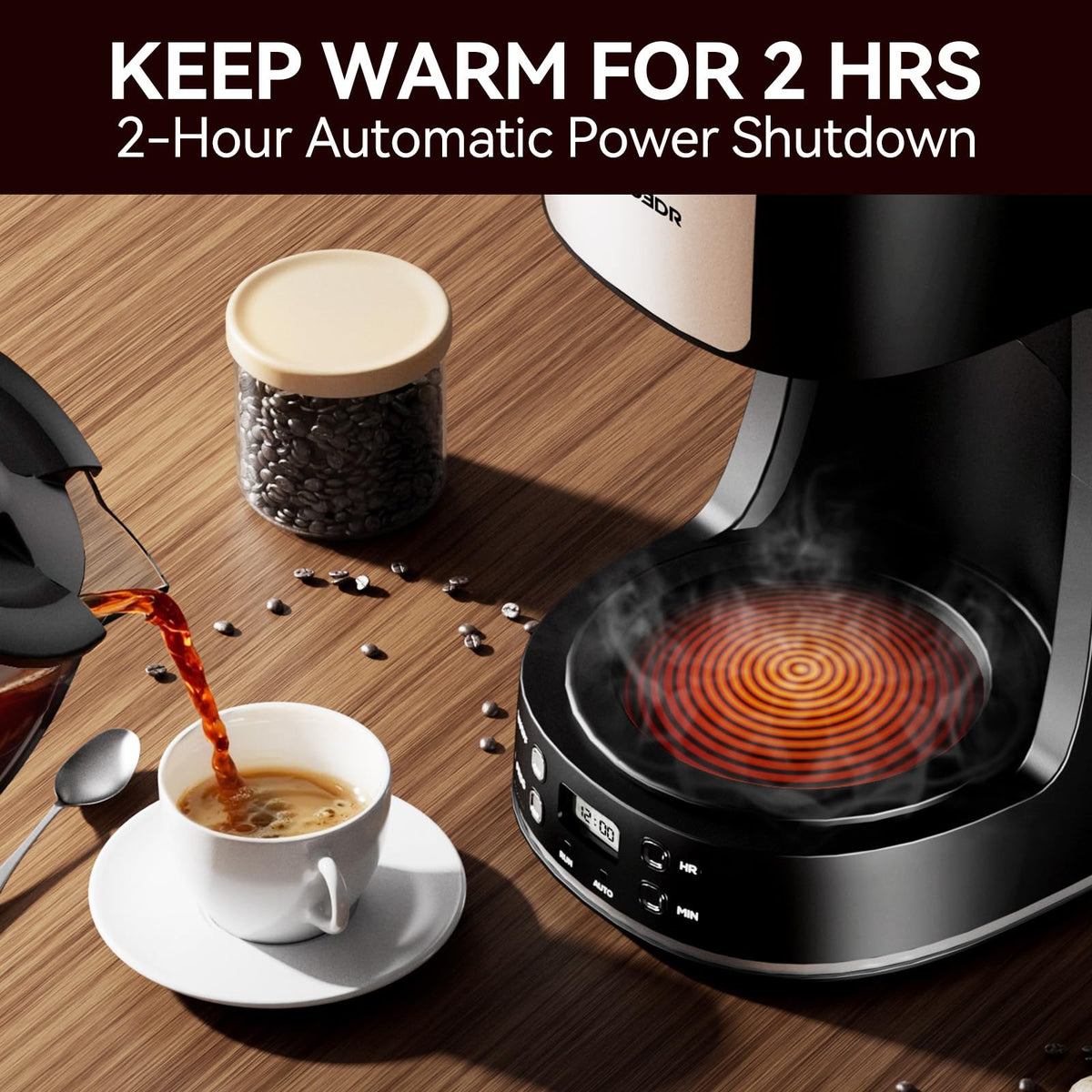 12 Cup Programmable Drip Coffee Maker U497966
