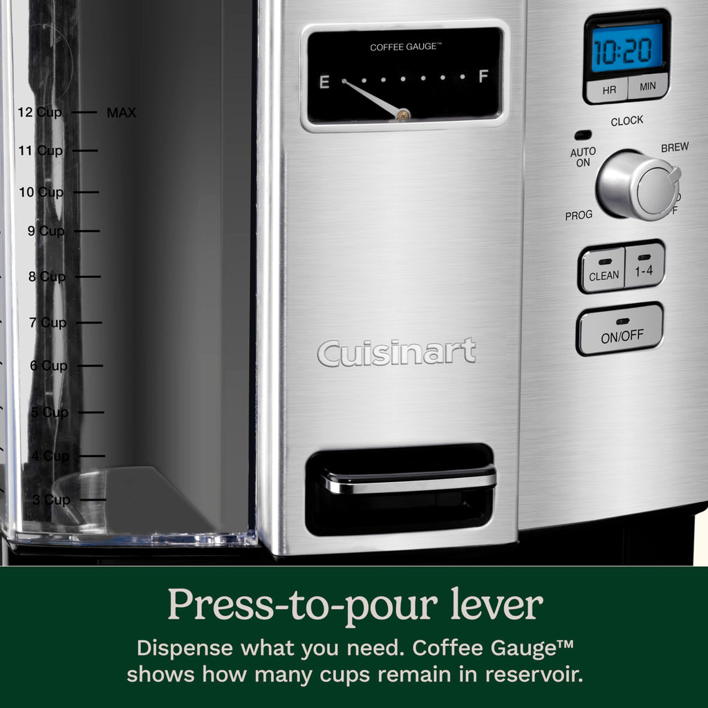 Programmable Self-Cleaning 12-cup Drip Coffee Maker D599