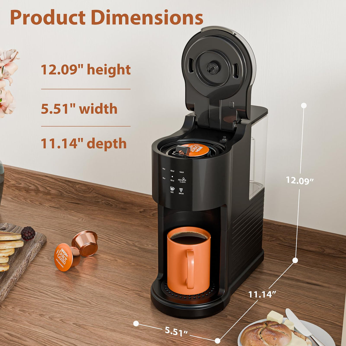 Single Serve Coffee Maker T242056
