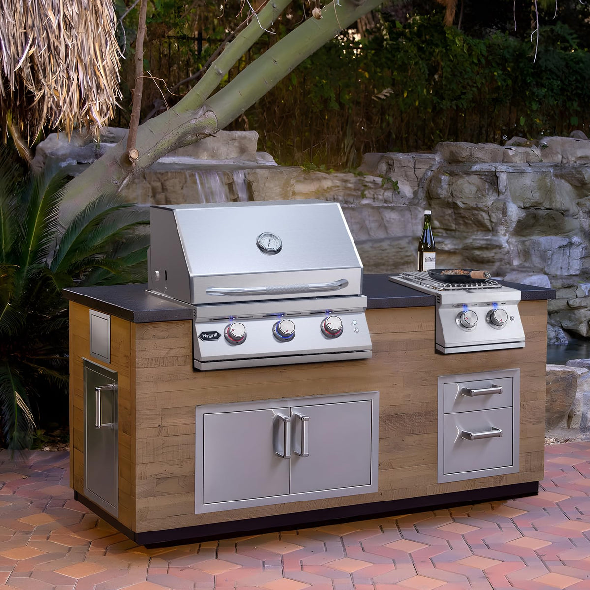 24,000BTU Liquid Propane Double Side Burner R1746