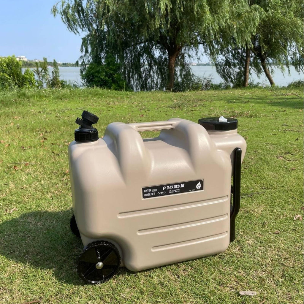 Portable Water Dispenser with Faucet Wheels Large Capacity F194