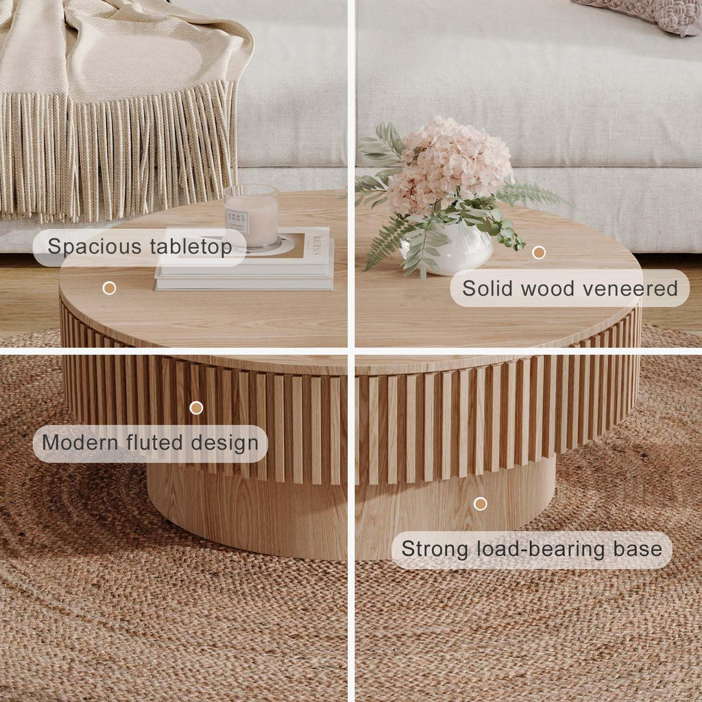 Round Coffee Table with Storage S768649