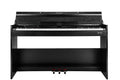 88 Keys Weighted Hammer Action Digital Piano with Stand, Pedals and Black F6504