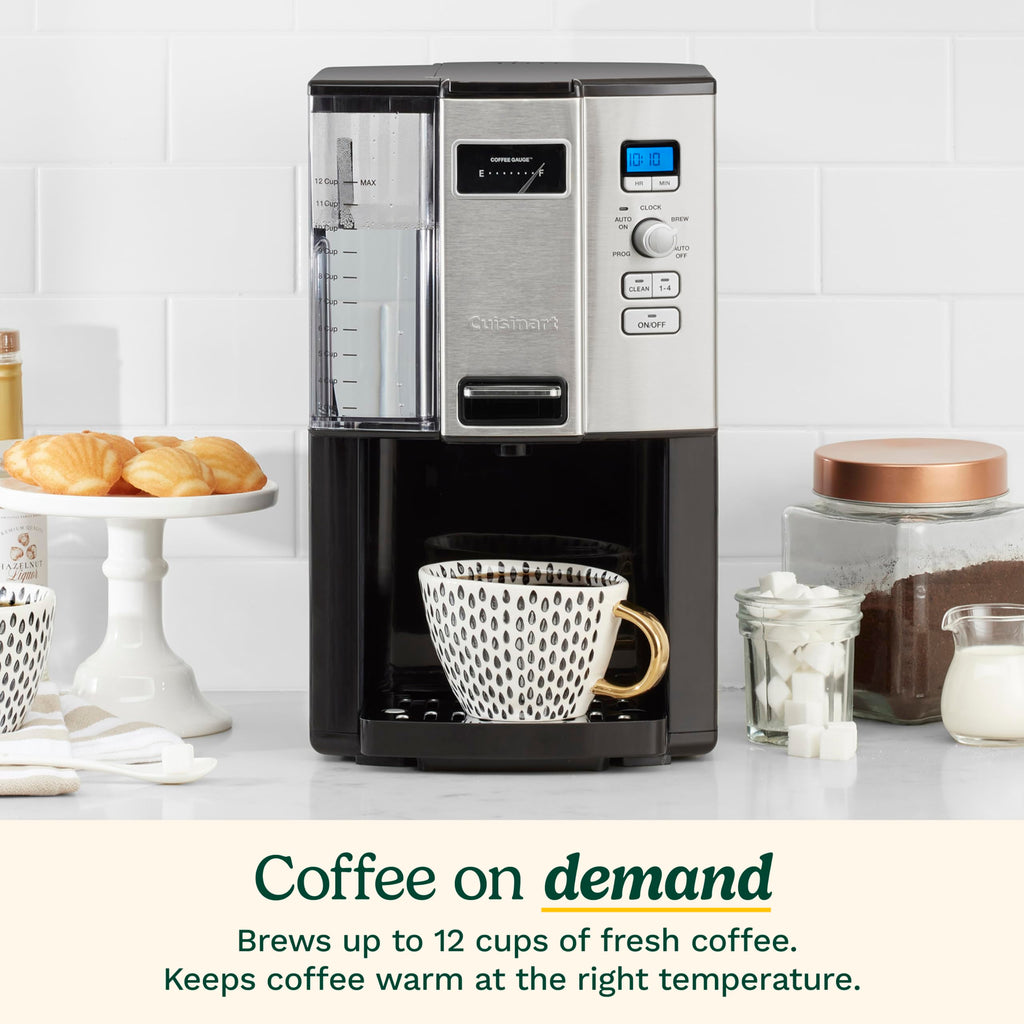 Programmable Self-Cleaning 12-cup Drip Coffee Maker D599