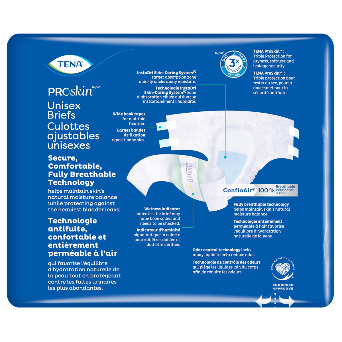 Adult Incontinence Diapers, M, 14ct P91848