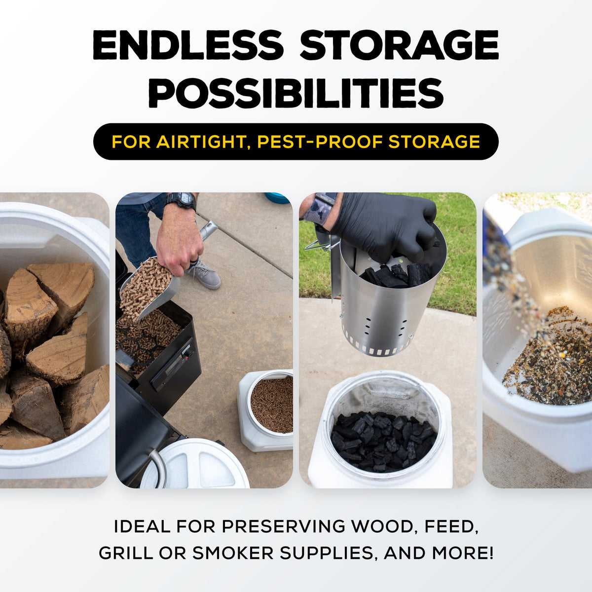 Airtight Pet Food Storage Container with Scoop X315