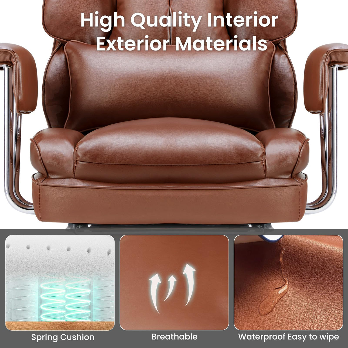 Big and Tall Executive Chair with Foot Rest S17863