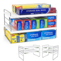 Expandable Adjustable Kitchen Wrap Box Organizer Rack A3227