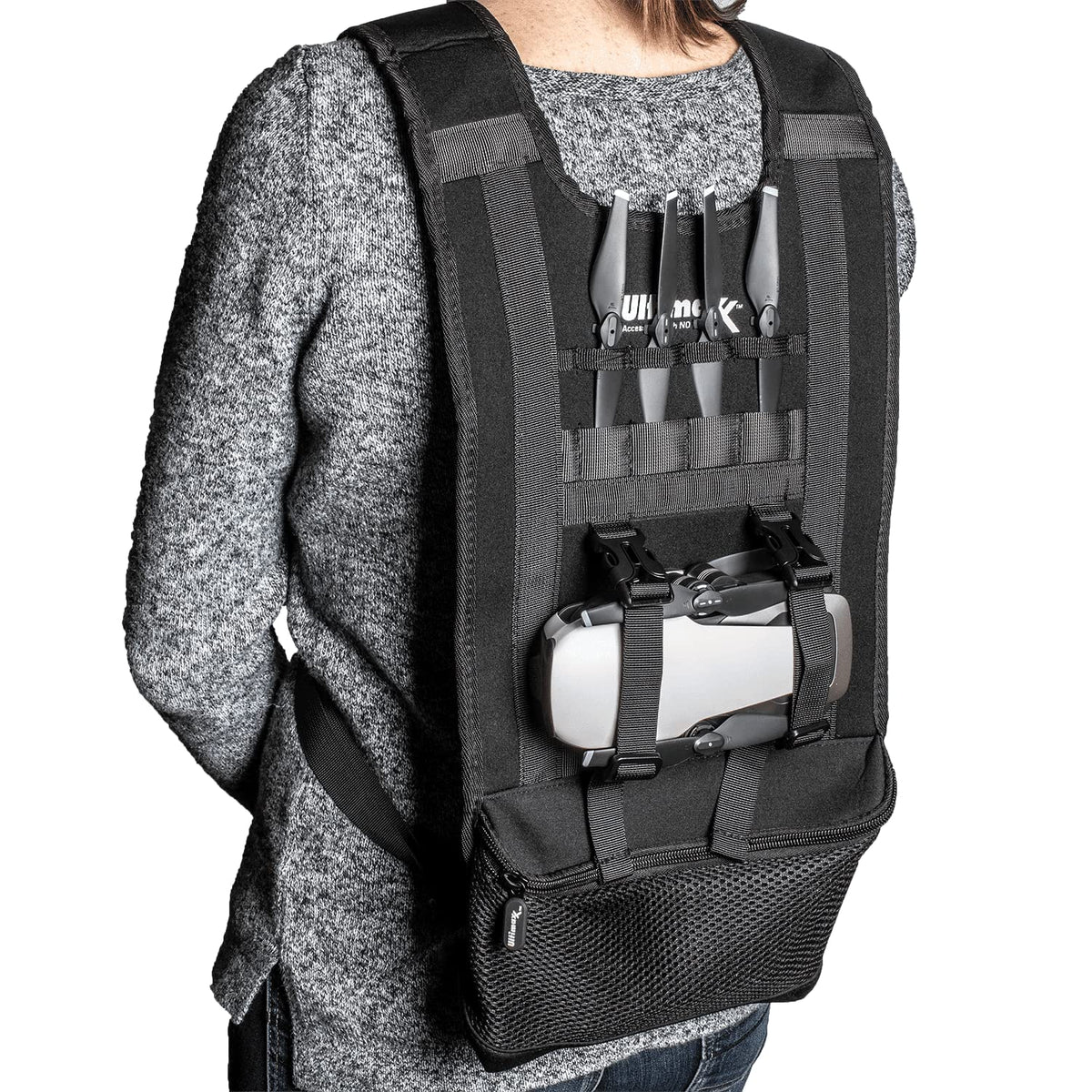 Backpack Vest with Quick Release Removable Strap L2033