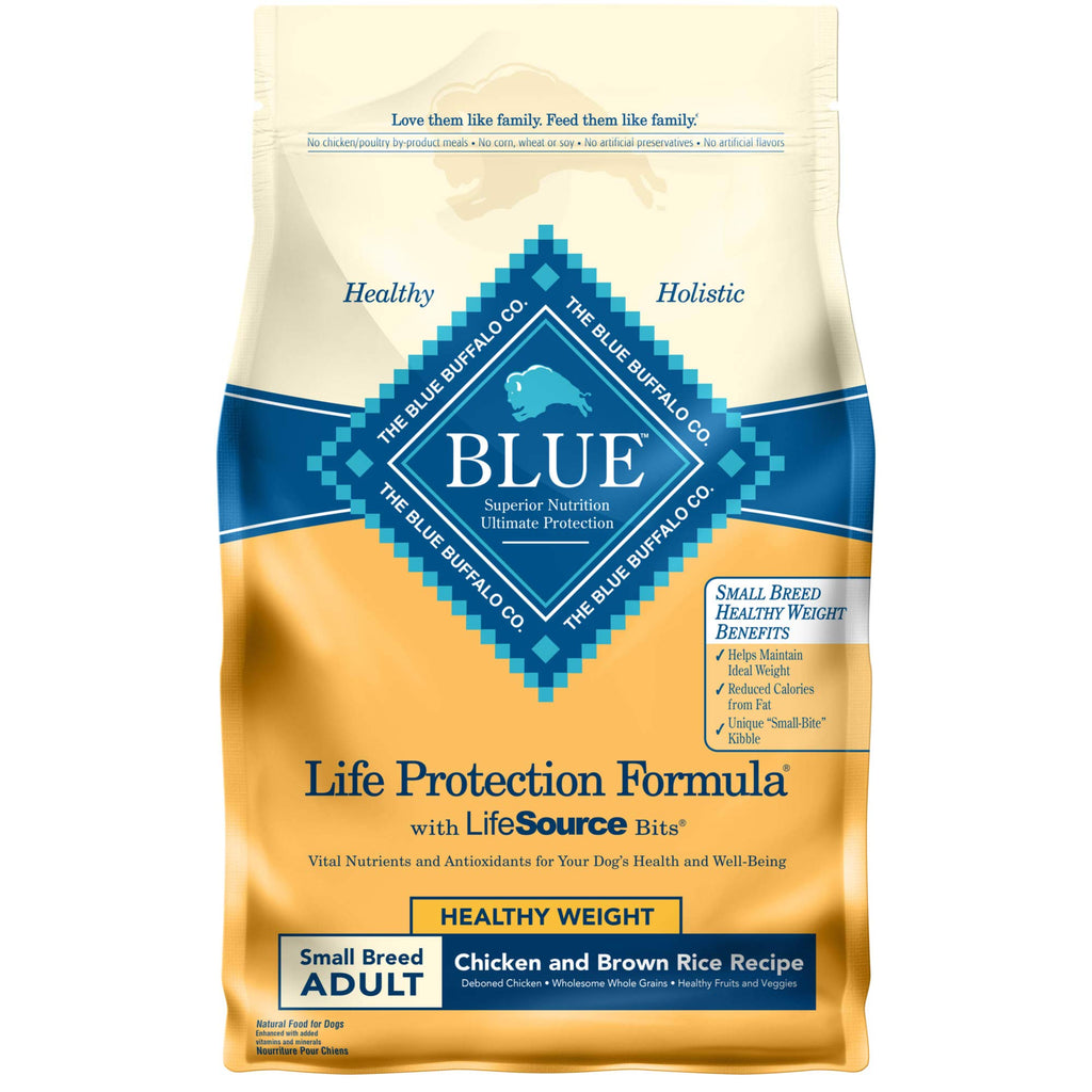 Natural Small Breed Healthy Weight Dry Dog Food Chicken and Brown Rice 6-lb L563670