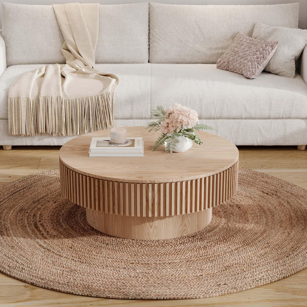 Round Coffee Table with Storage S768649