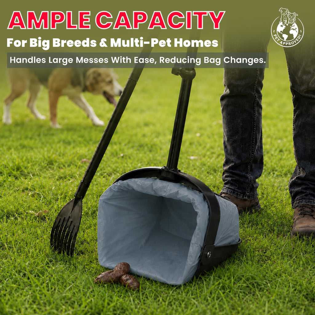 Heavy Duty Bags with EZ Tie Handles, Cornstarch, Leakproof A866