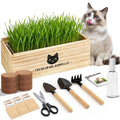 Cat Grass Kit Indoor Non-GMO Wheatgrass Seeds Growing Set K891