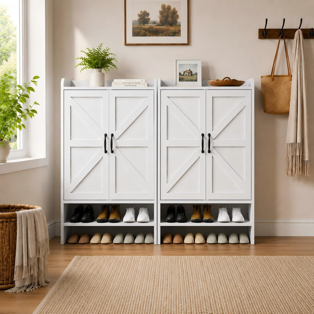 White 5-Tier Shoe Storage Cabinet S784