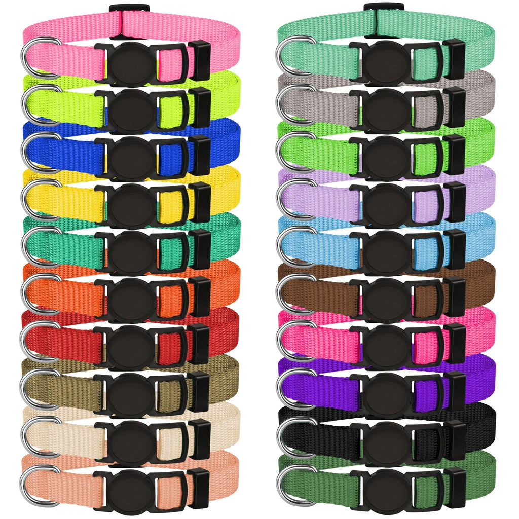 20 PCS Nylon Breakaway Puppy Collars C53584