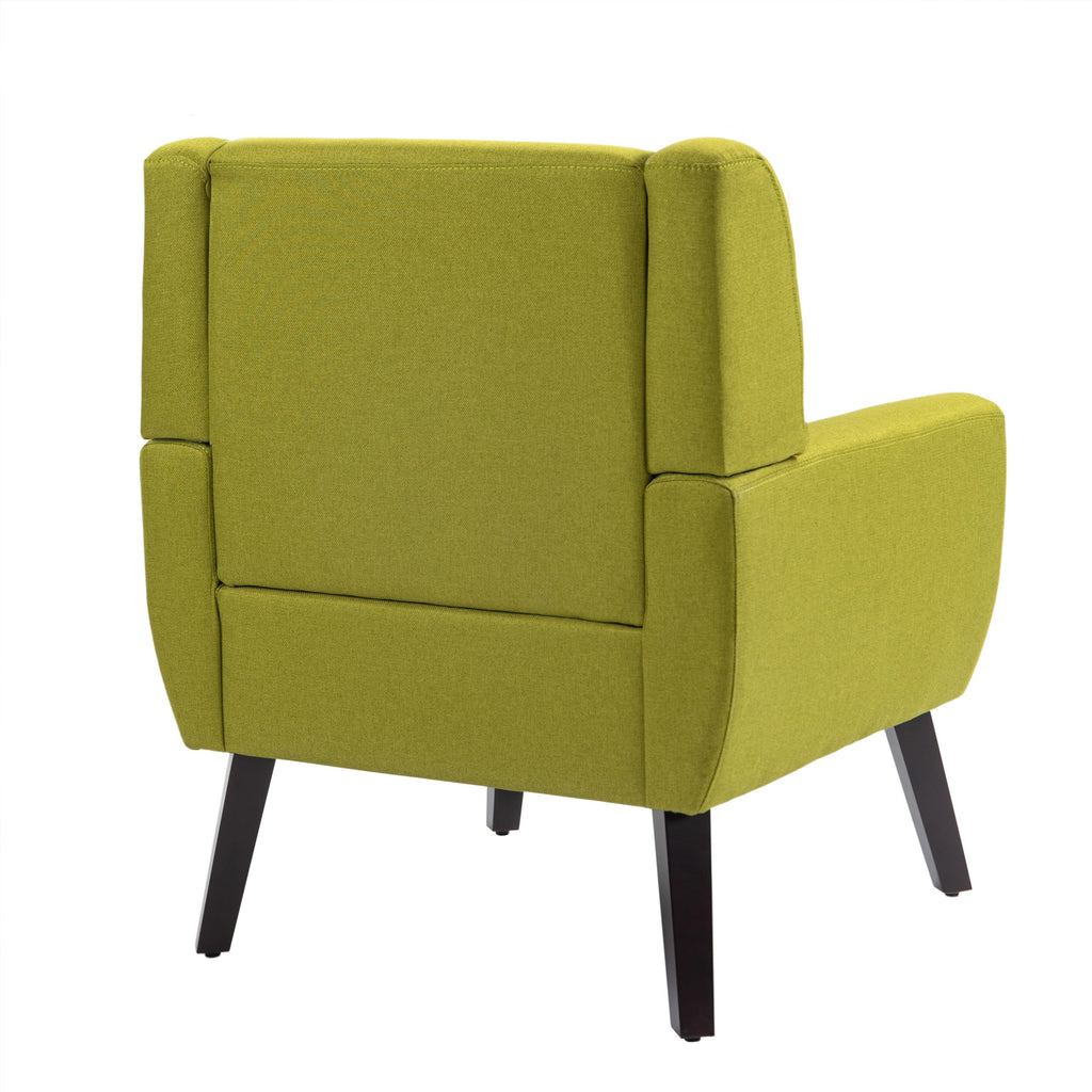 Green Fabric Accent Chairs Set of 2 D93485