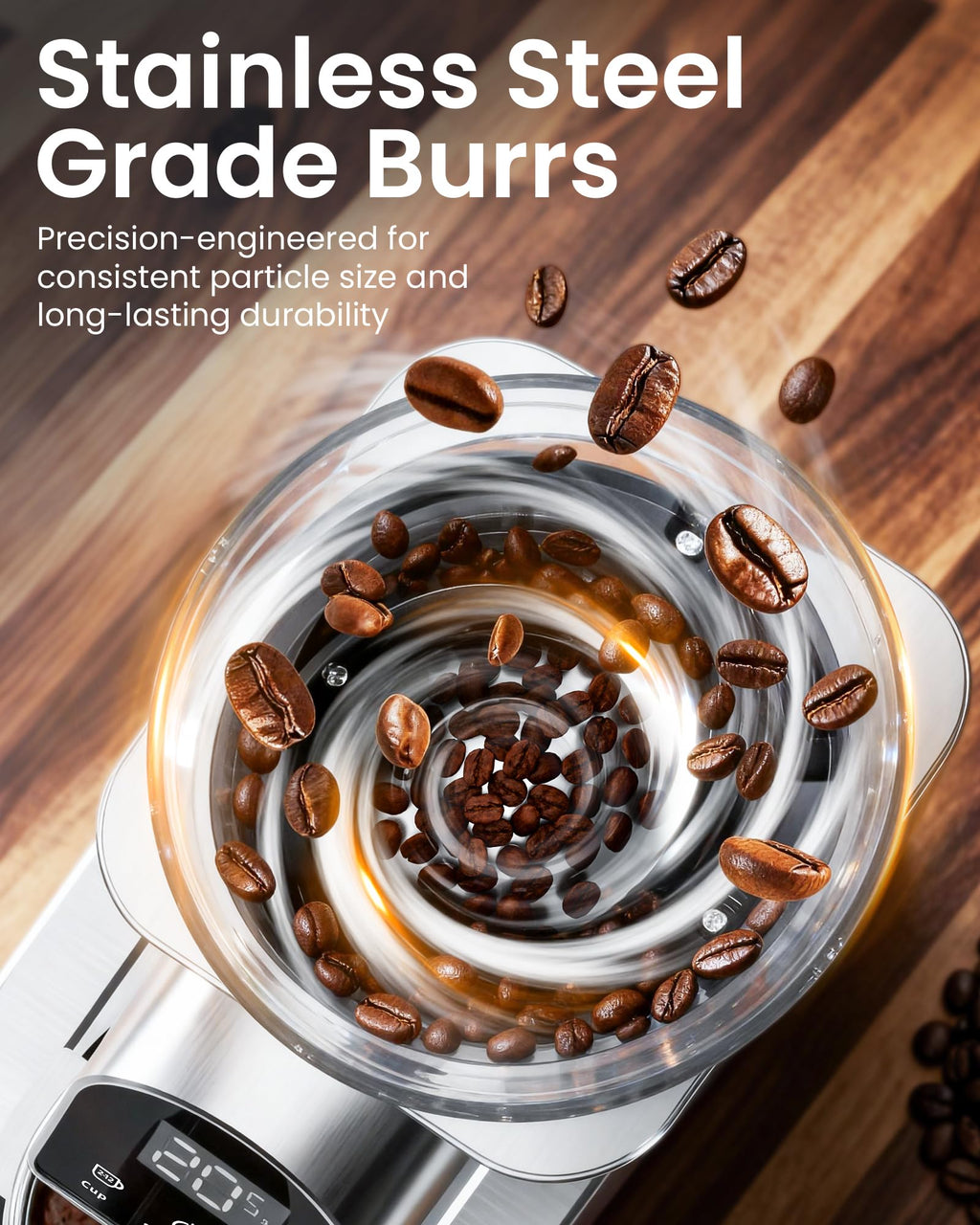 Electric Conical Burr Coffee Grinder T552