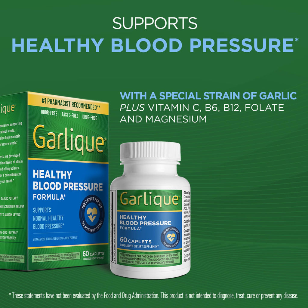 Odorless Vegan Garlic Extract Supplement 60 Caplets G2411