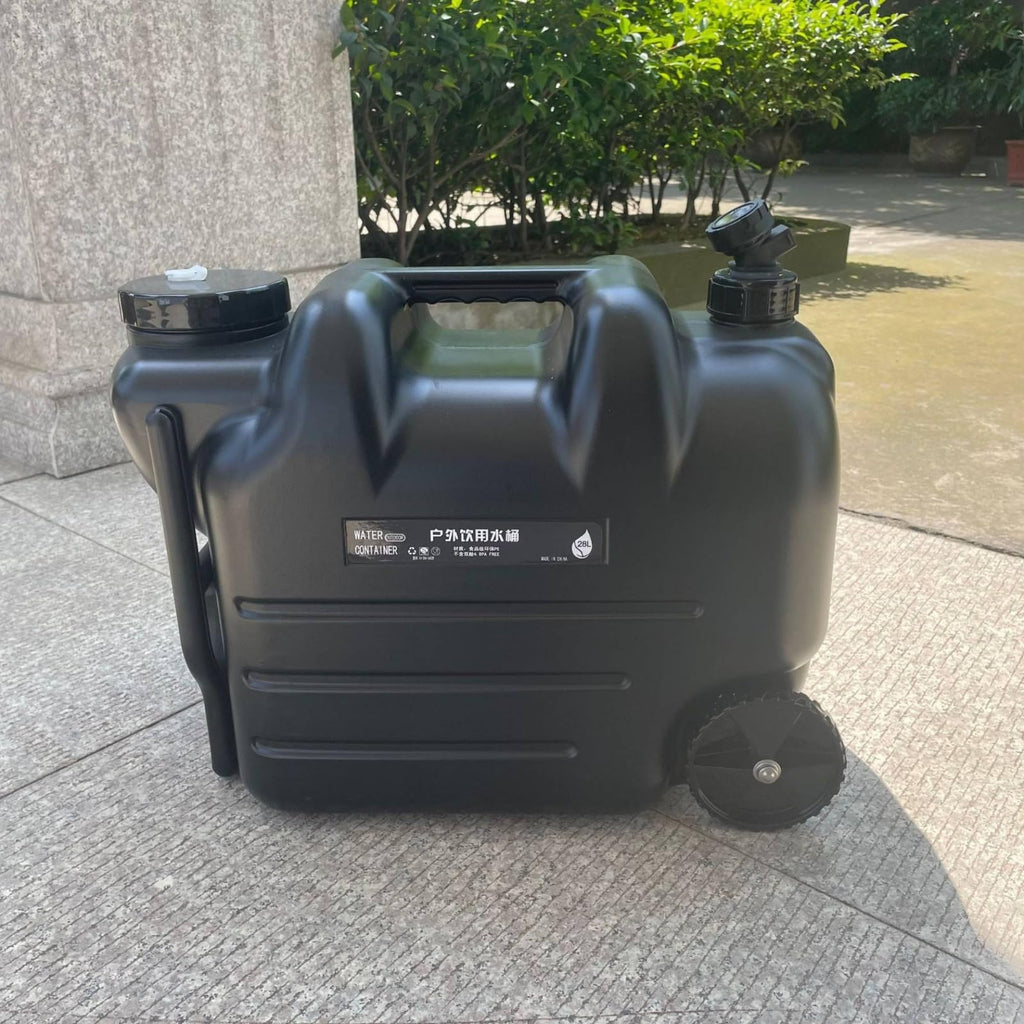 Portable Water Dispenser with Faucet Wheels Large Capacity F194