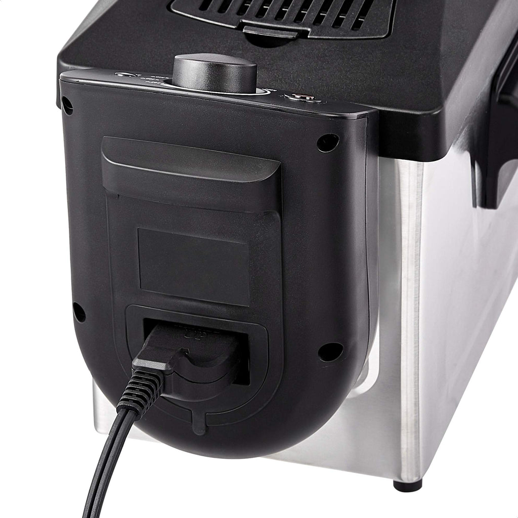 3.2-Qt Electric Deep Fryer with Adjustable Temperature Control F39389