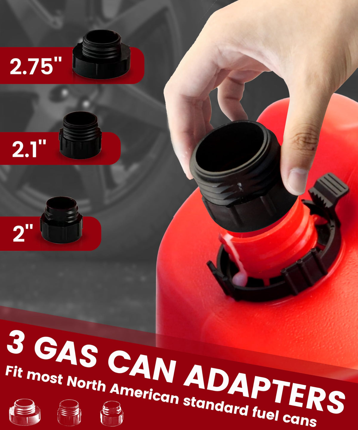 Battery Powered Gas Pump 3.2GPM Auto-Stop Nozzle 51 IN Hose Z5524