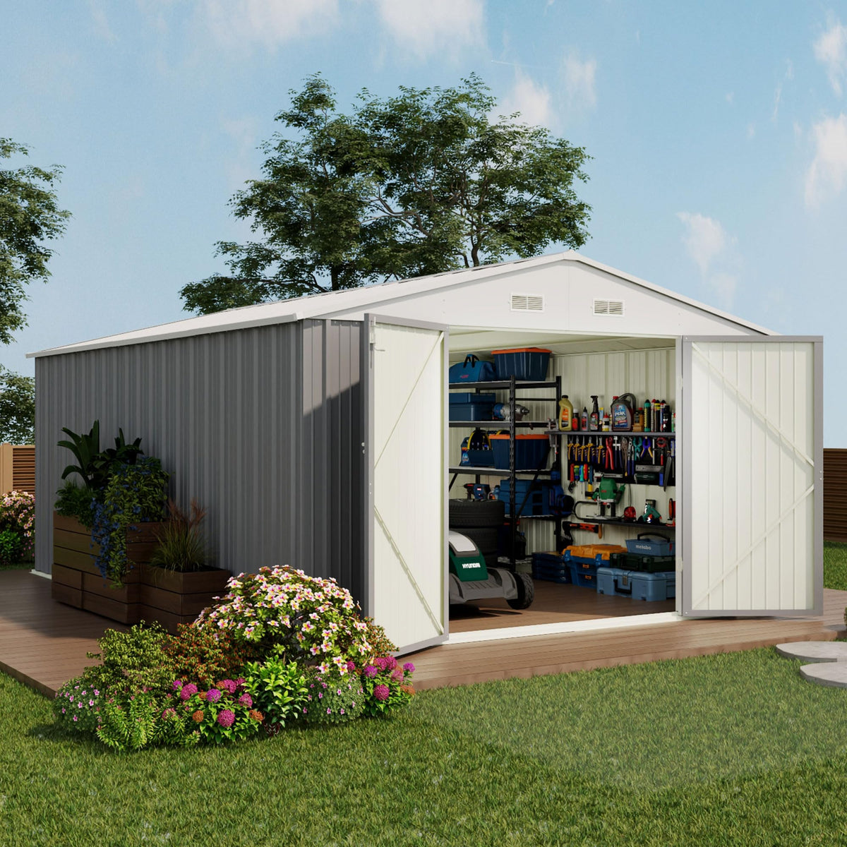 10x14 FT Outdoor Storage Shed U995809