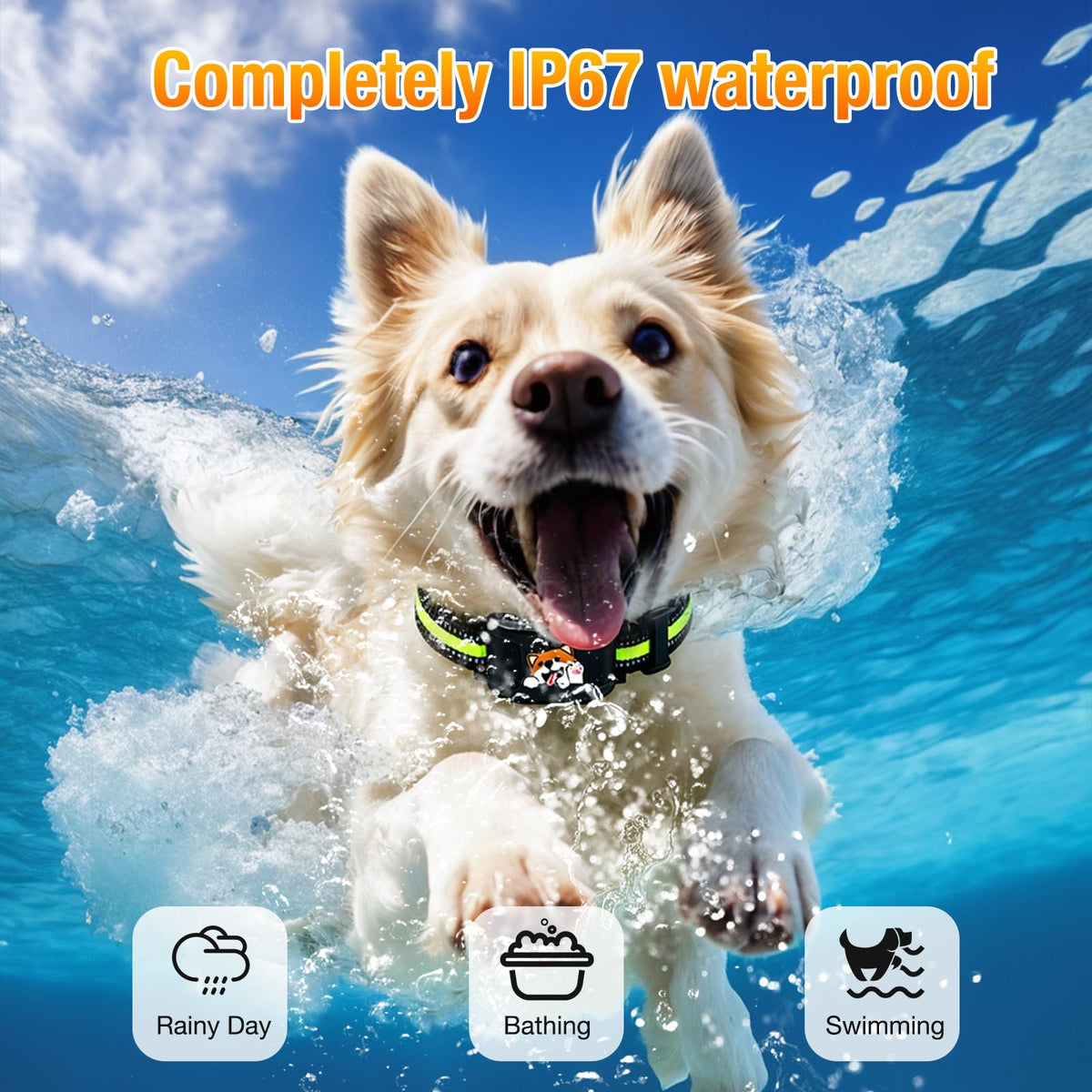 Wireless Dog Fence System with Training Collar C7678
