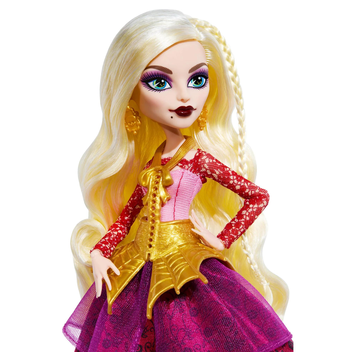 Dolls Set with Articulated Figures, Witchy Dresses, and Accessories M999