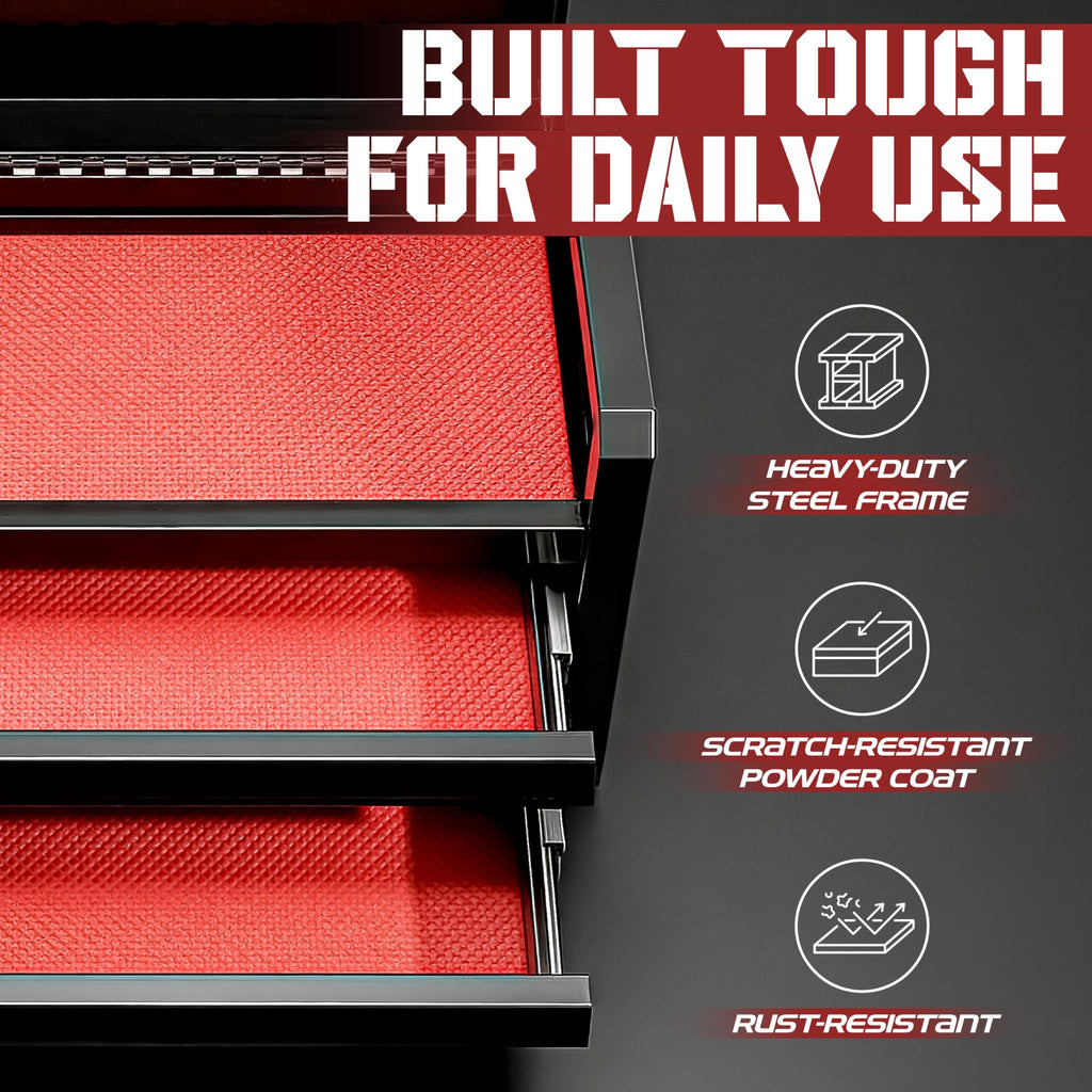 Black 2 Drawer Steel Tool Box D194106