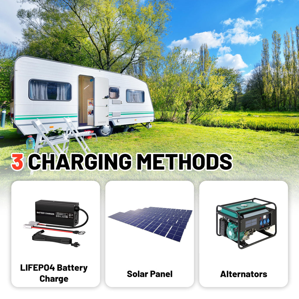 12V 100Ah LiFePO4 Lithium Battery F424
