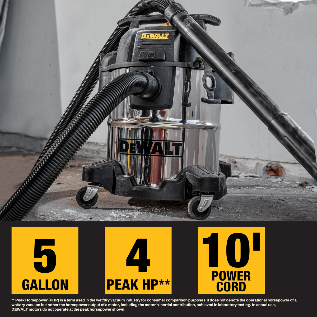 5 Gallon Wet and Dry Shop Vacuum with Blower L39396