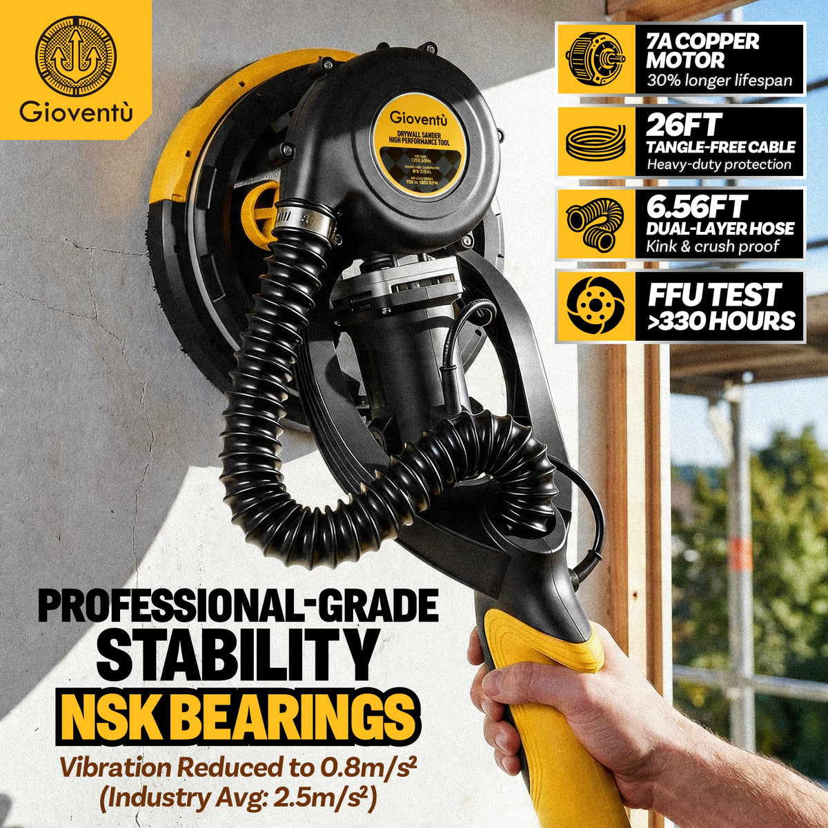 Electric Drywall Sander with Vacuum B5971